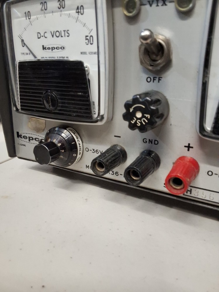 Vintage Kepco Regulated DC Power Supply Untested