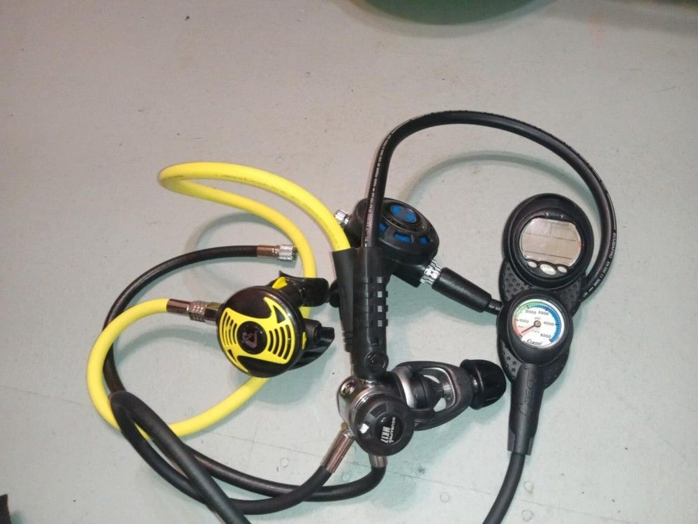 Scubapro Dive Set Up With Cressi Computer