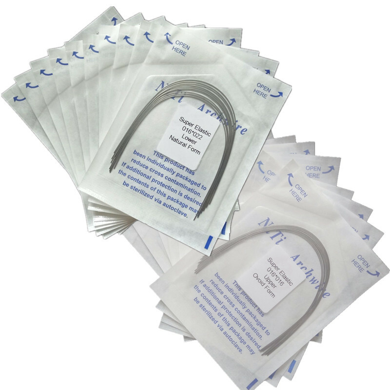 Dental Orthodontic Niti Round/Rectangular Archwire Super Elastic Upper Lower
