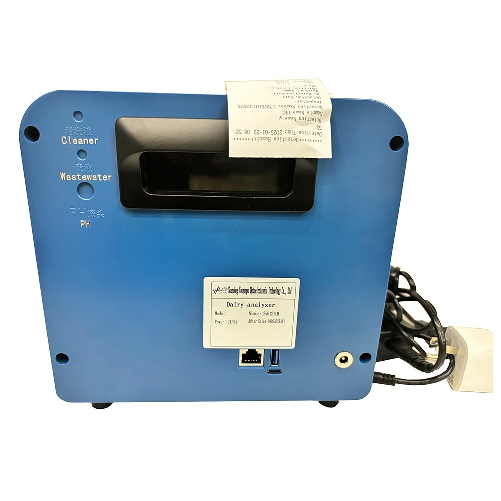 Milk and Dairy Analysis with Built-in Thermal Printer USB Interface Touch Screen