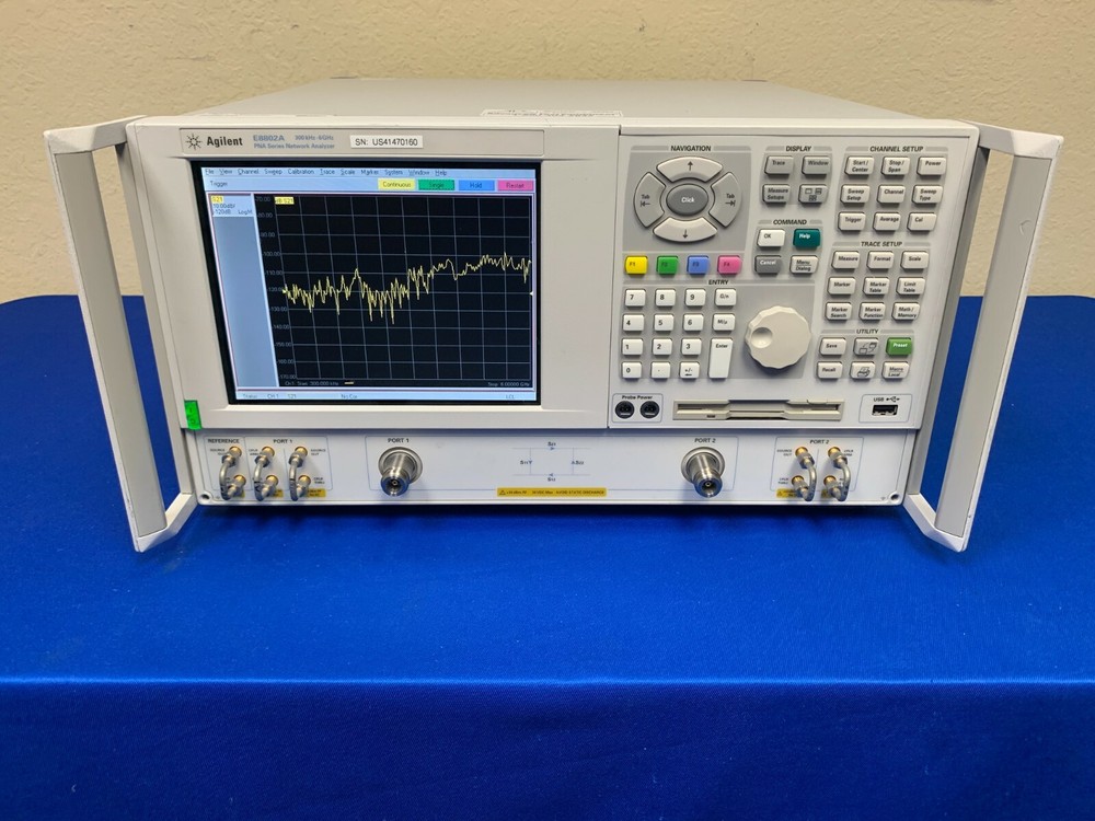 Agilent E8802A 300kHz - 6GHz PNA Vector Network Analyzer w/ Opt. 014,1E1