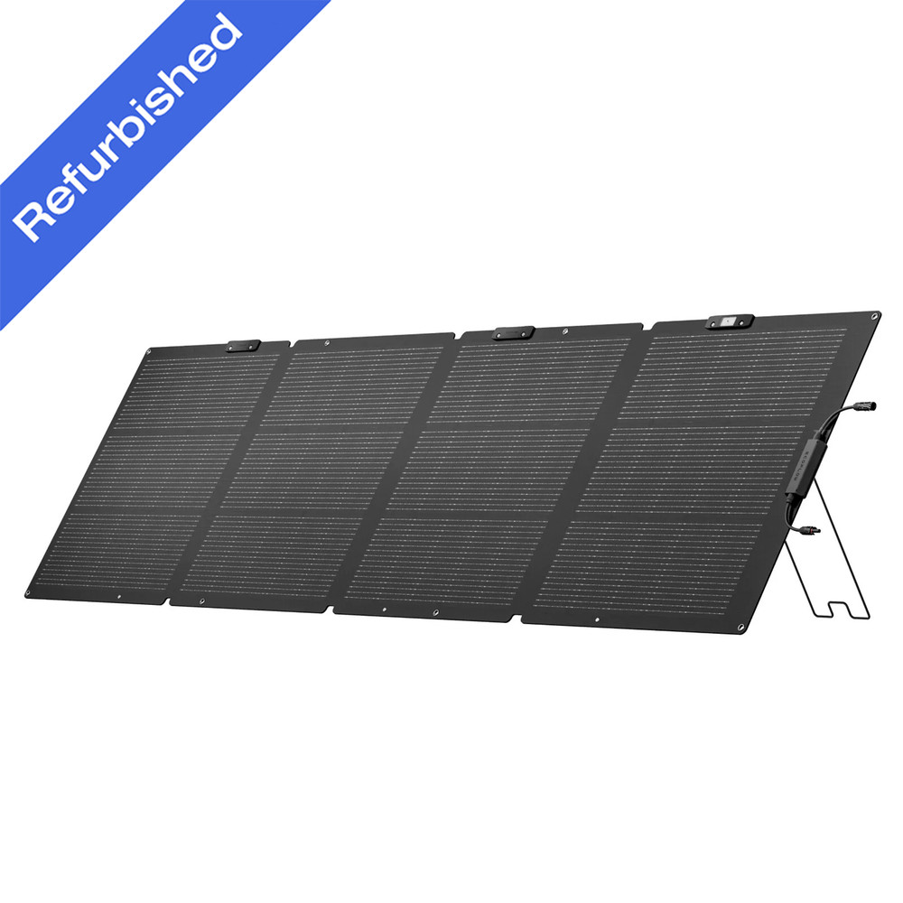 EcoFlow 220W NextGen Solar Panel Kit Waterproof IP68 for Outdoor RVs Refurbished