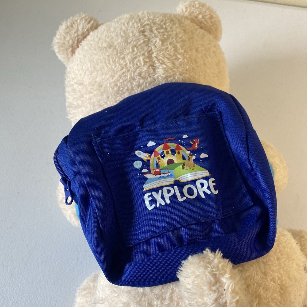 Spark Create Imagine Interactive Learning Plush Bear for Child, No Books (E1)