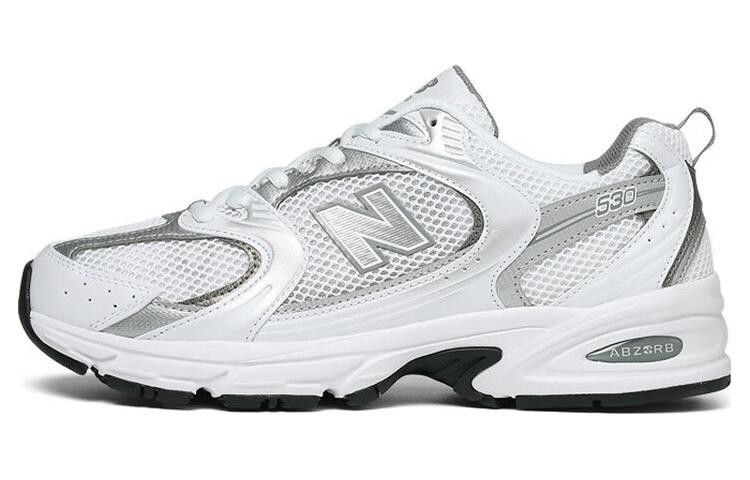 New Balance 530 White Silver Metallic - MR530AD Size