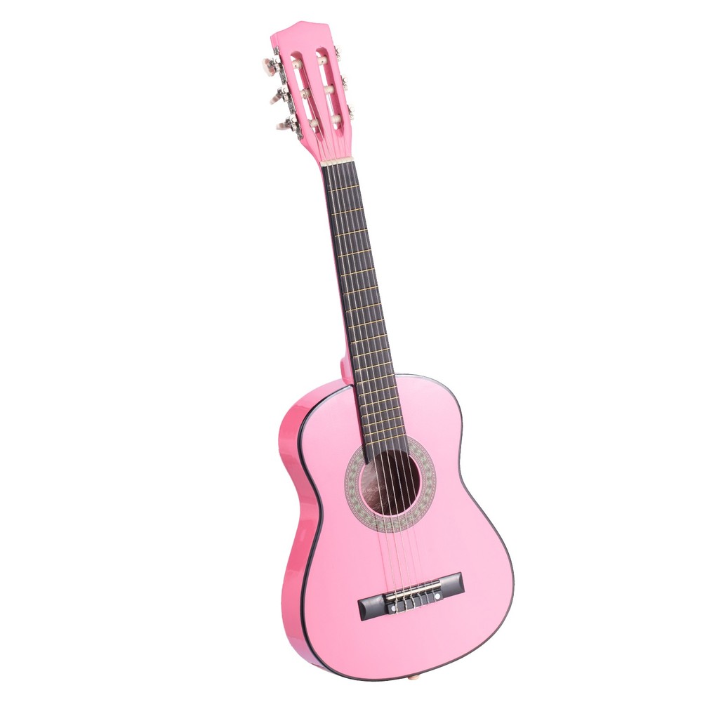 Uimoso 30-Inch Classical Guitar Starter Kit with Nylon Strings, Pink