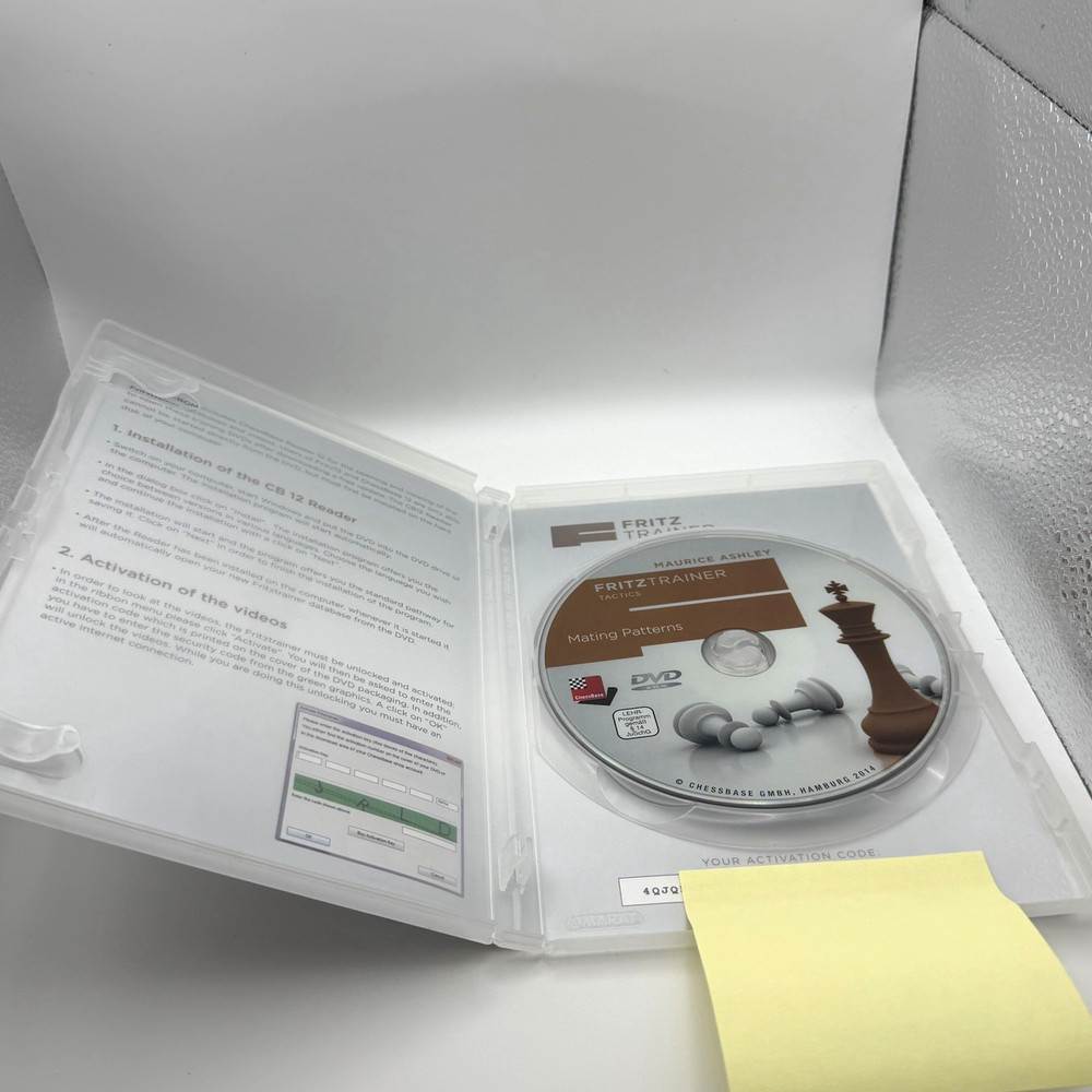 Fritz Trainer Mating Patterns Maurice Ashley - Chessbase PC DVD-ROM