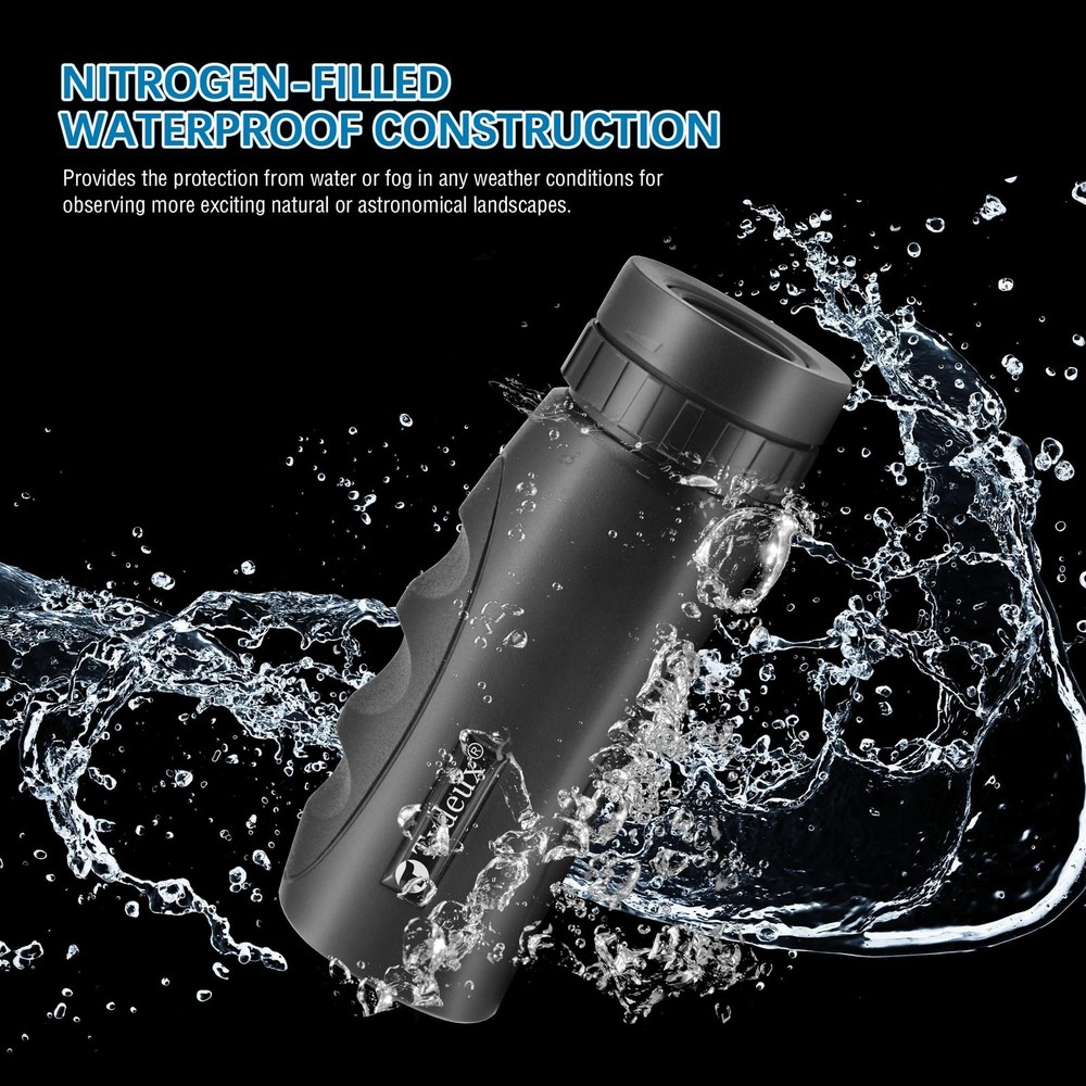 Tydeux 10x25 Waterproof Compact Monocular - Small High