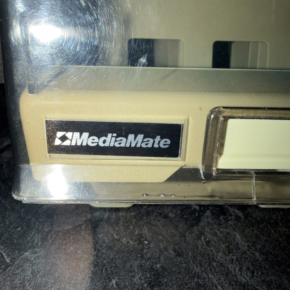 MediaMate Flip Sort 3.5 Floppy Disk Diskette Stackable Storage Box Container Vtg