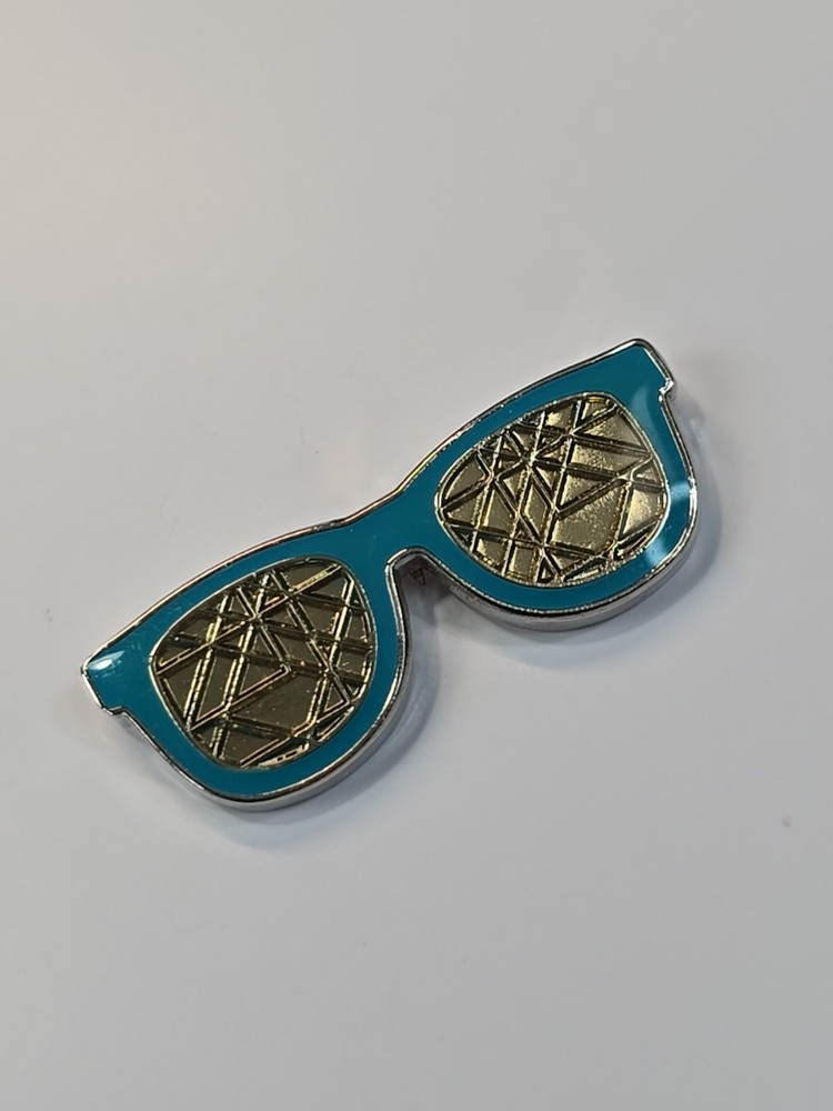 American Optometric Association Pin Blue Framed Eyeglasses