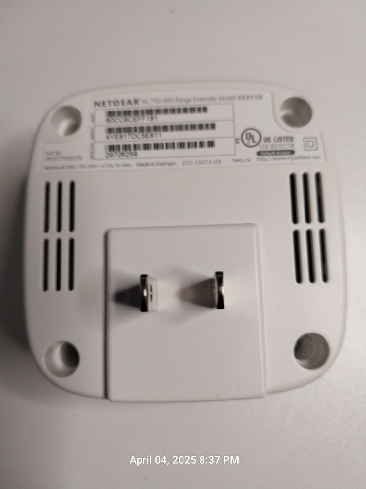 Wifi Range Extender. Netgear AC750 Daul Band Range