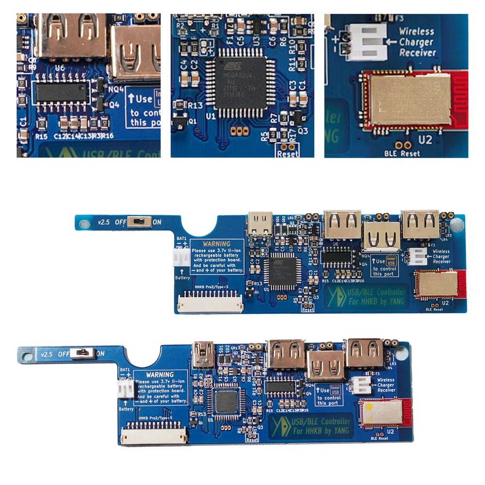 Replace for HHKB Pro2 Series YDKB Keyboard Controller Board USB/BLE Controller