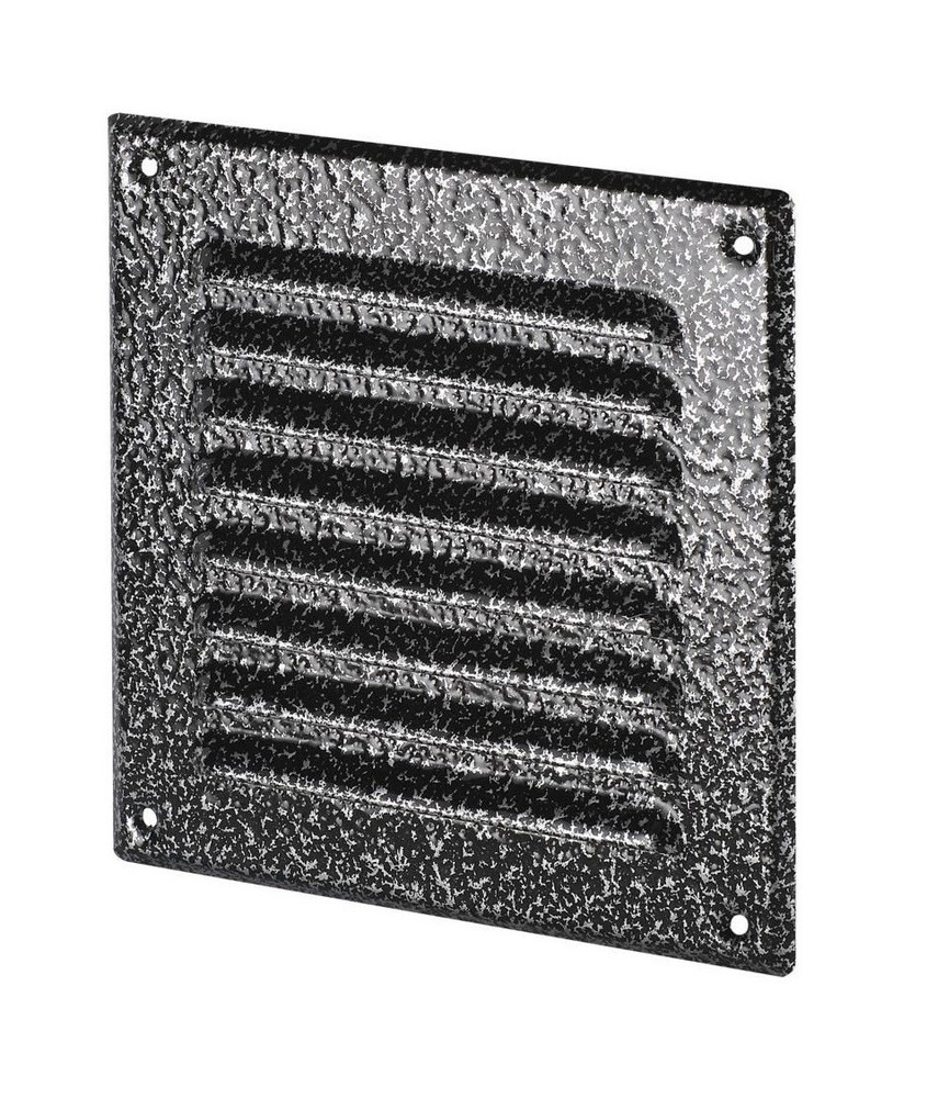 Metal Ventilation Grille 165mm x Antique Silver Wall Cover 16.5cm