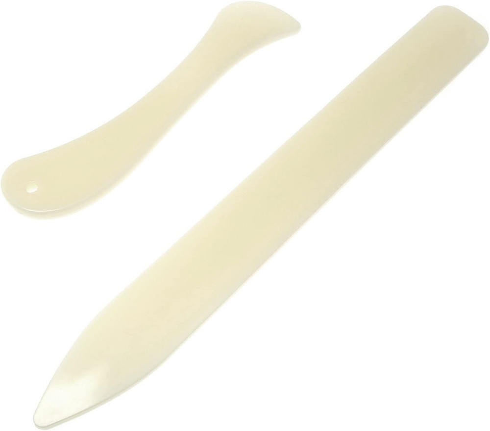 2Pcs Bone Folder, Scoring Tool Irregular Bone Paper Folder Lightweight Paper Cre