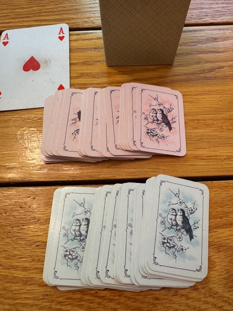 WWII GERMAN ORIGINAL PLAYING CARDS UN ISSUED DUAL PACK MINT