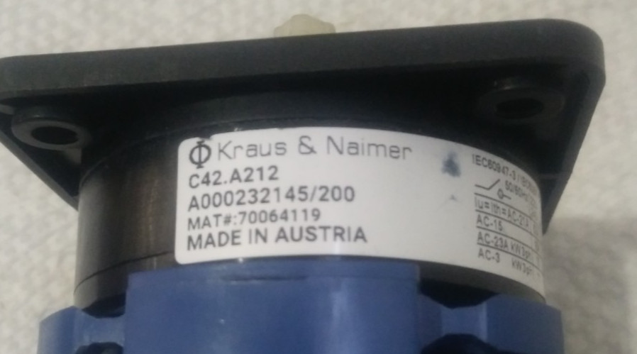 Kraus & Naimer C42 A212 Rotary cam switch