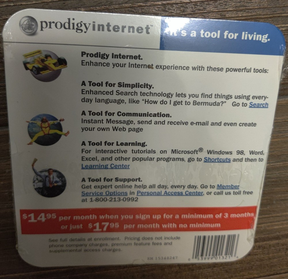 Vintage Prodigy Internet CD-ROM New Sealed