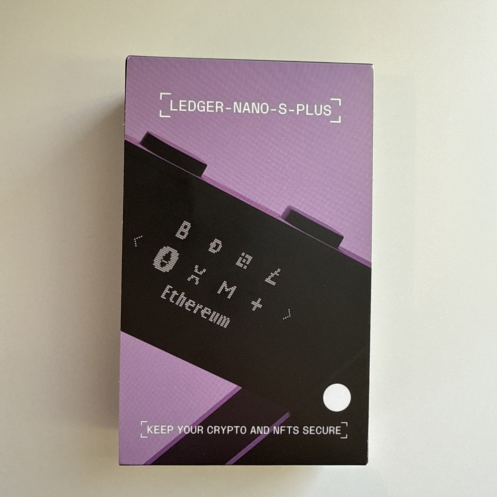 Ledger Nano S Plus Crypto Hardware Wallet- NEW, OPEN BOX