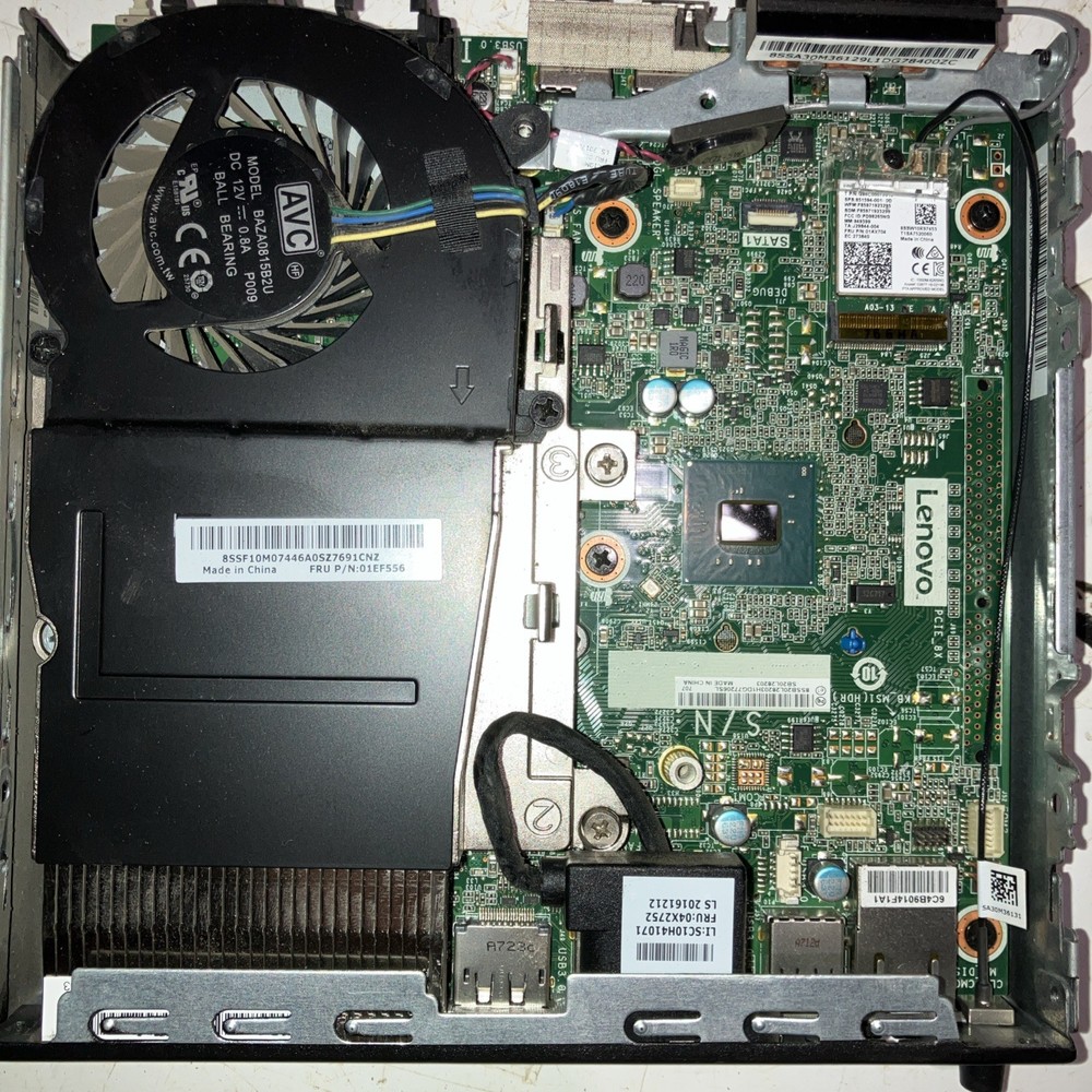 Lenovo ThinkCentre M710q Micro 65W BAREBONES (NO CPU/RAM/HDD/PSU/OS) TESTED