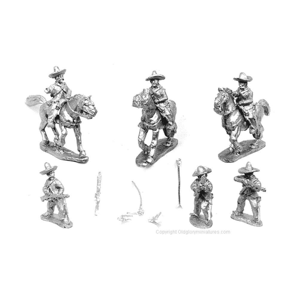 Old Glory Poncho Villa 25mm Mexican Rurales - Mounted & Unmounted Pack New