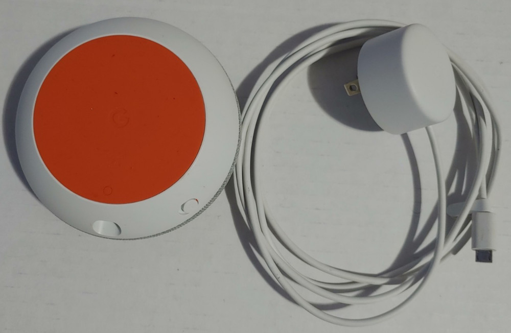 Google Home Mini (H0A) Smart Assistant w/ Power Supply