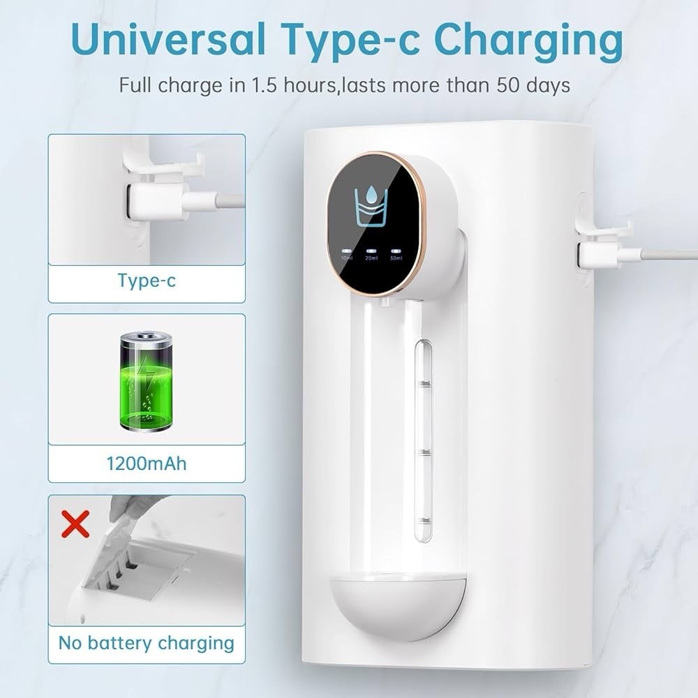 Touchless 3-Mode Adjustable Automatic Mouthwash Dispenser - 540ml