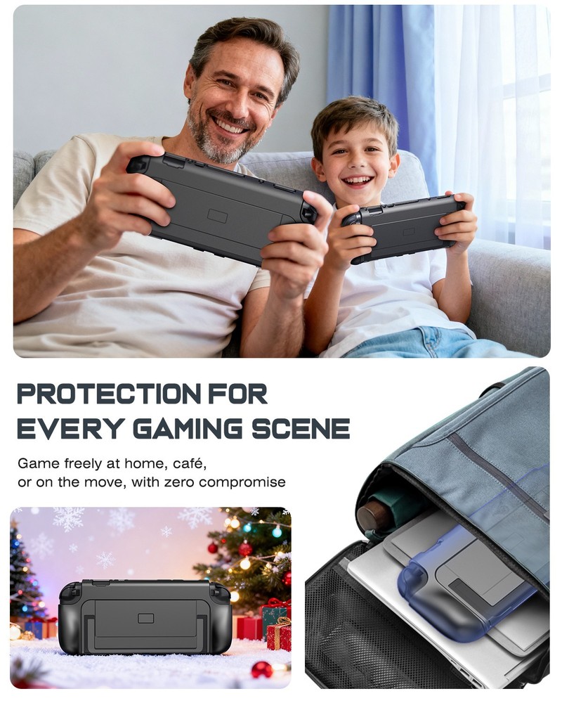 for Nintendo Switch 2 2025 Console Ergonomic Grip Dockable Protective Case