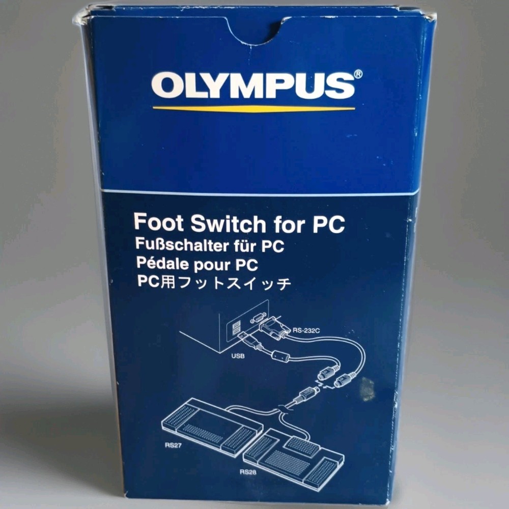 Olympus RS27 Foot Switch For PC-Great For Dictation and Stenography