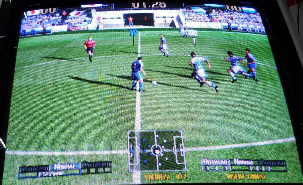 Virtua Striker 3 Soft Kit Arcade Video Game Sega Disk & chip key