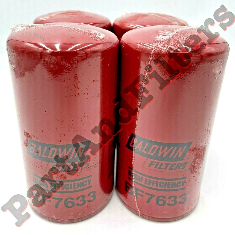 BF7633 Baldwin Fuel Filter Compatible With Caterpillar 1R0750 (Pack of 4)