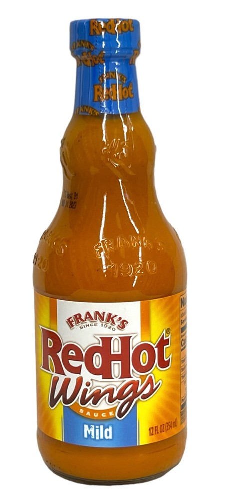 Frank's RedHot Mild Wings Hot Sauce 12 oz Franks