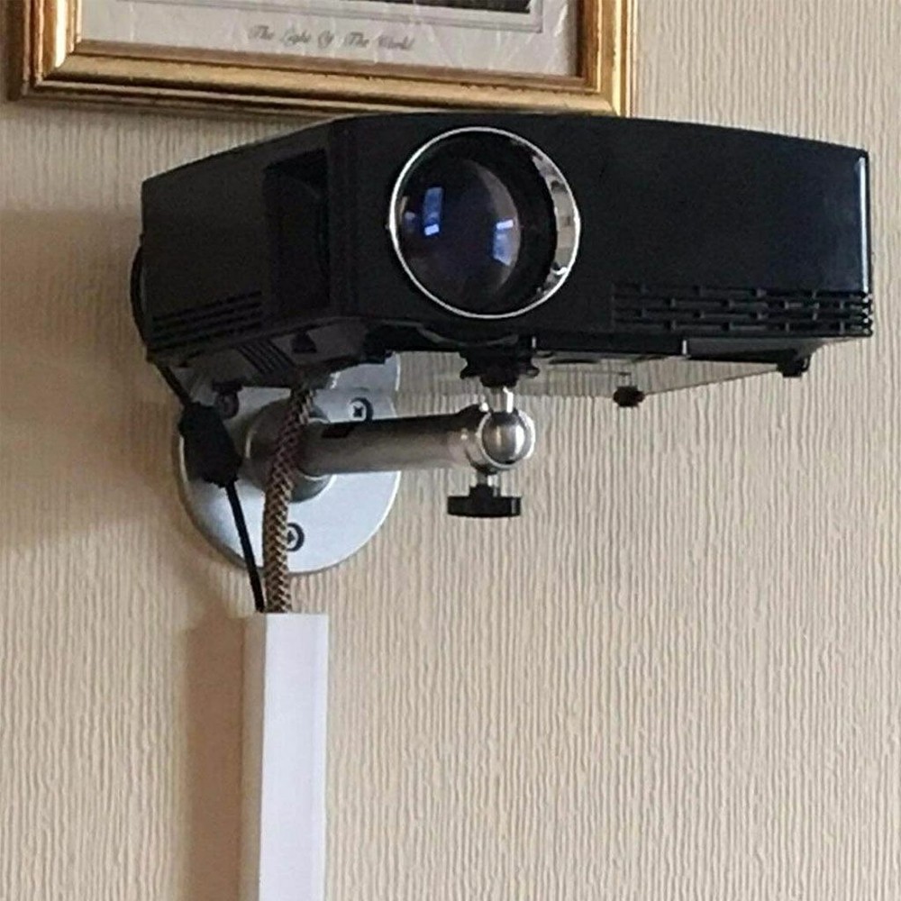 Universal 18-22cm LCD DLP Mini Projector Ceiling Wall Mount Bracket Aluminium