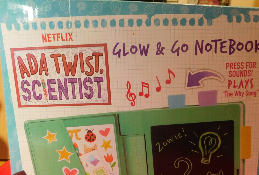 LRN~Just Play ADA Twist Scientist Glow & Go Notebook NEW!!