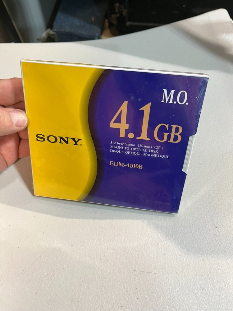 Sony EDM-4100B 4.1GB 5.25 MO OPTICAL DISK - BRAND NEW SEALED