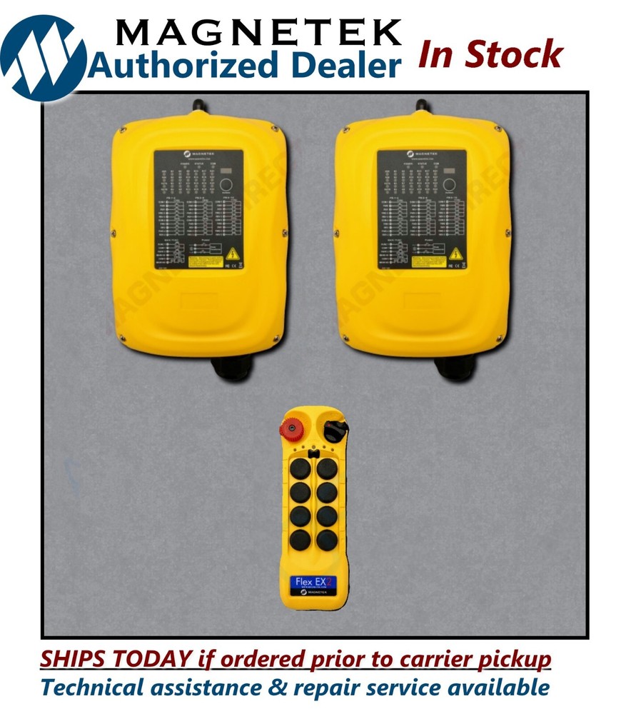 Magnetek Flex 8EX2 Overhead Crane Hoist Radio Control System, Select # TX + RX