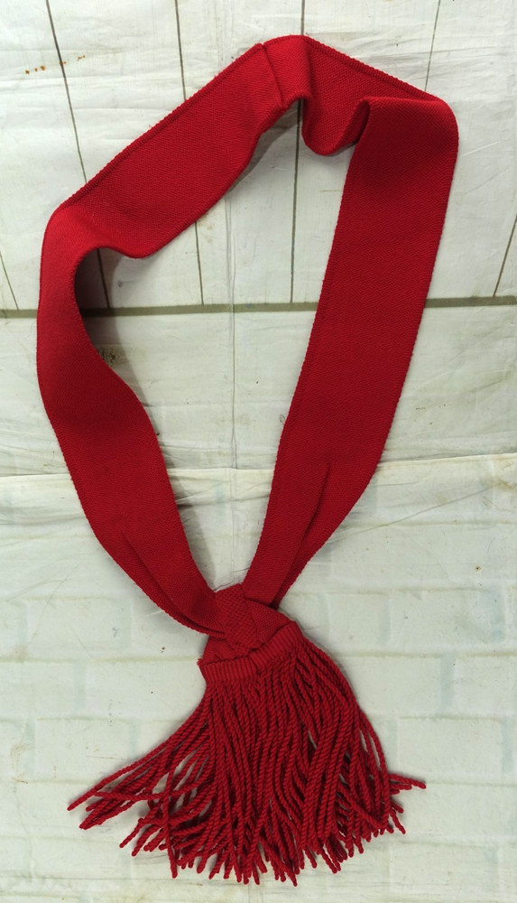 British Army Sergeant Scarlet Red Shoulder Sash 31"