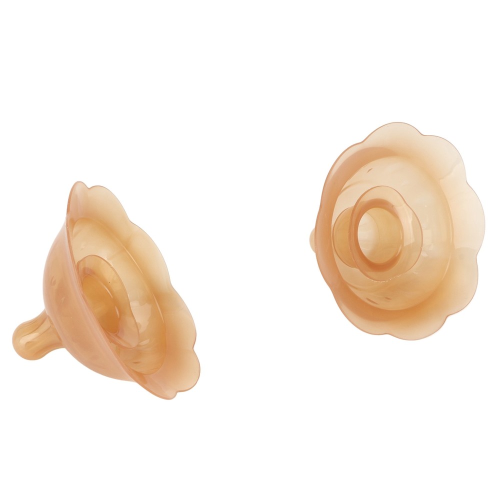 2pcs Breastfeeding Nipple Double Suction Cup Silicone Nipple