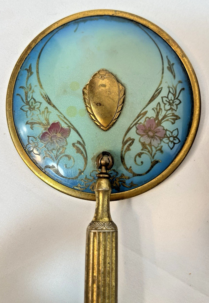Vintage Hairbrush & Mirror 1920’s Celluloid