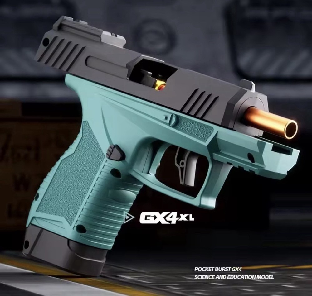 Mini GX4 Pocket Toy Model – Continuous Shell Ejection Soft Bullet Launcher