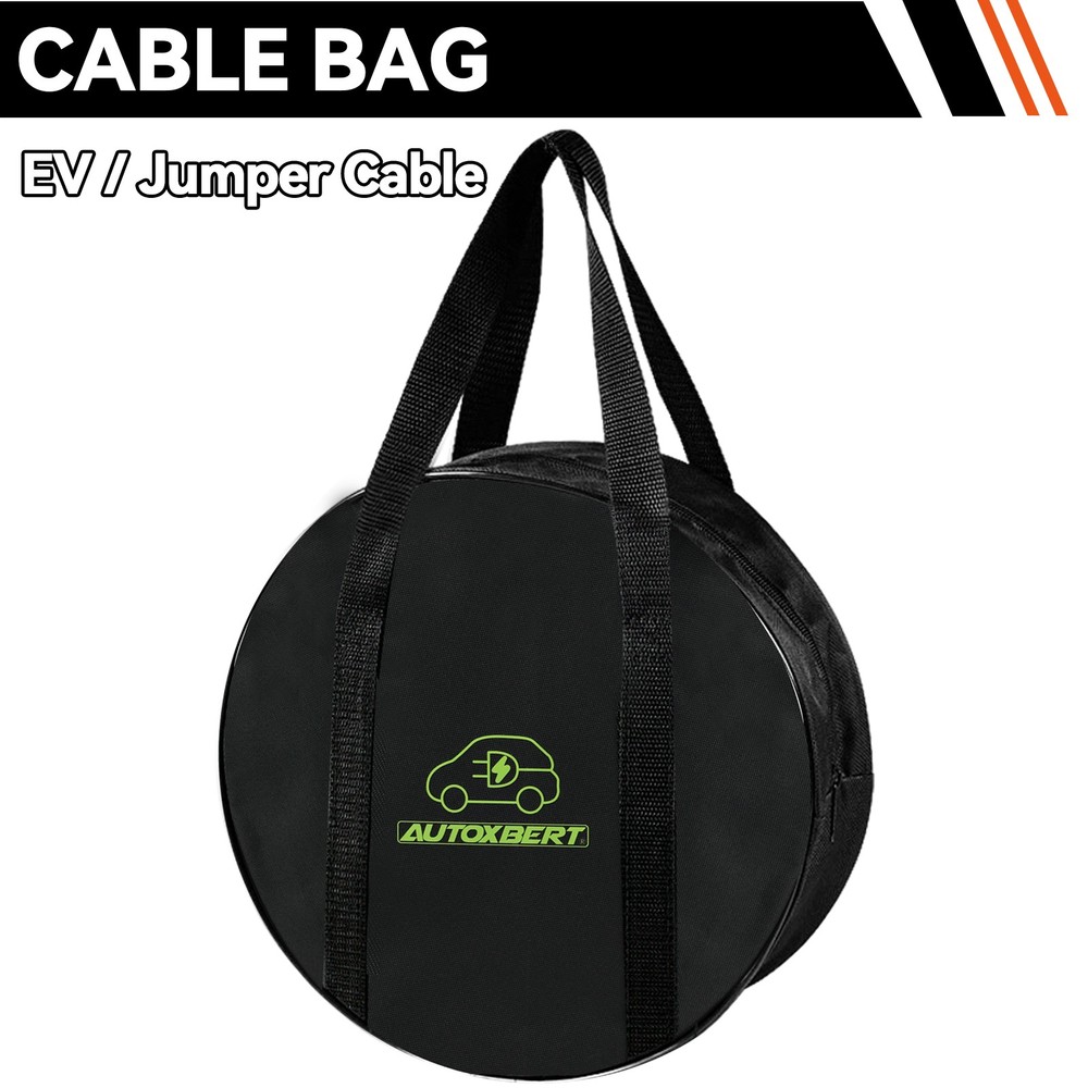 Universal EV Charger Gun Cord Jumper Cable Storage Bag RV Sewer Hose Organizer