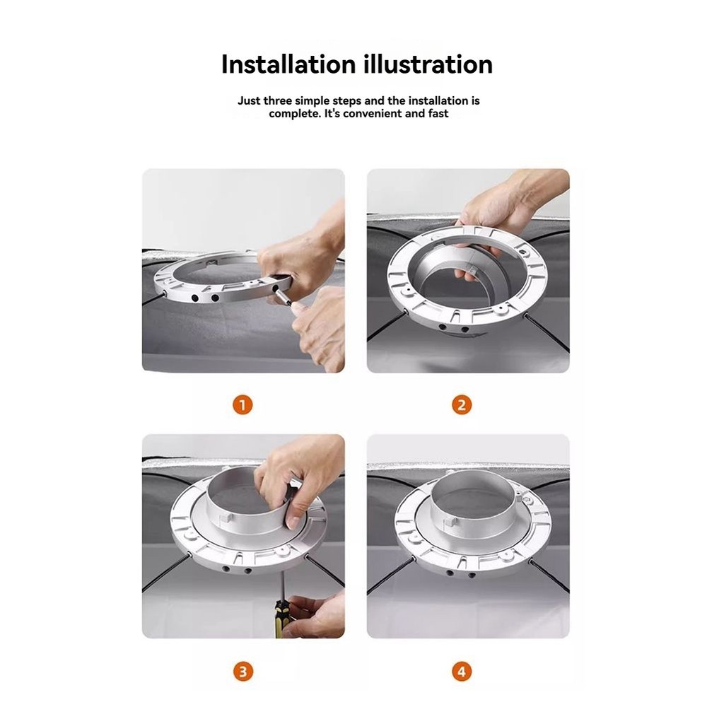 Softbox Speed Adapter Speedring Mount for Studio Flash Photography9900