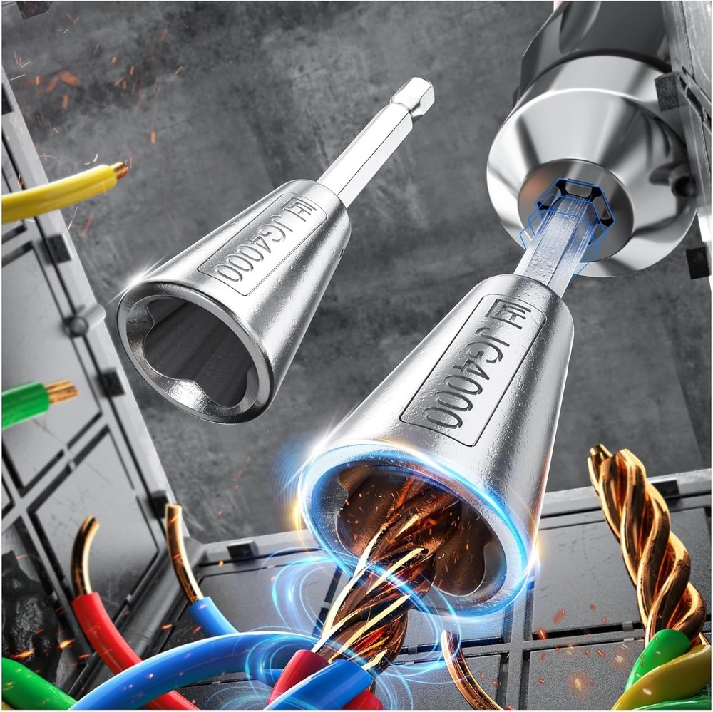 2025 Upgraded Drill Wire Twister Tool - Silver