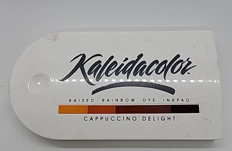 Kaleidacolor Raised Rainbow Dye Inkpad Cappuccino Delight