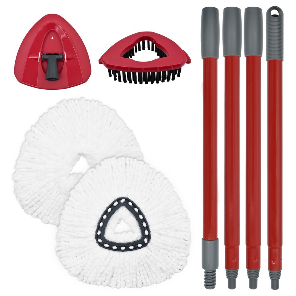 Mop Replace Head Mop Handle for O Cedar Mop, Mop Replacement for Ocedar Spin ...