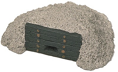 Model Railstuff 008 End of Track Bumper Heavy Timber Painted Plaster Casting