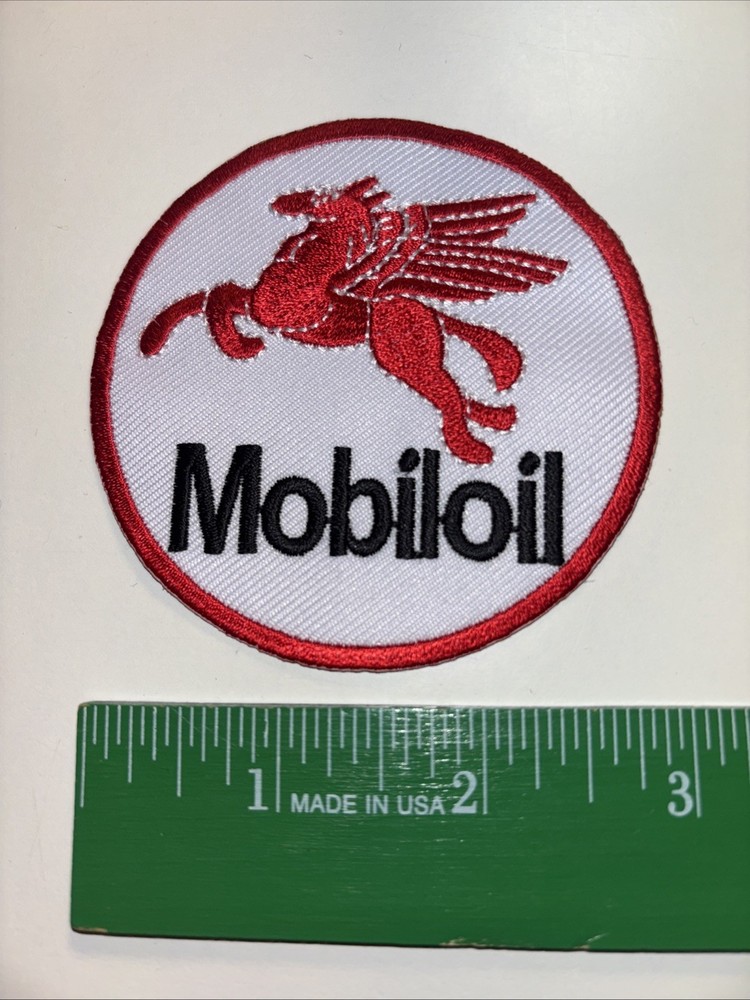 Mobil Oil Embroidered Patch