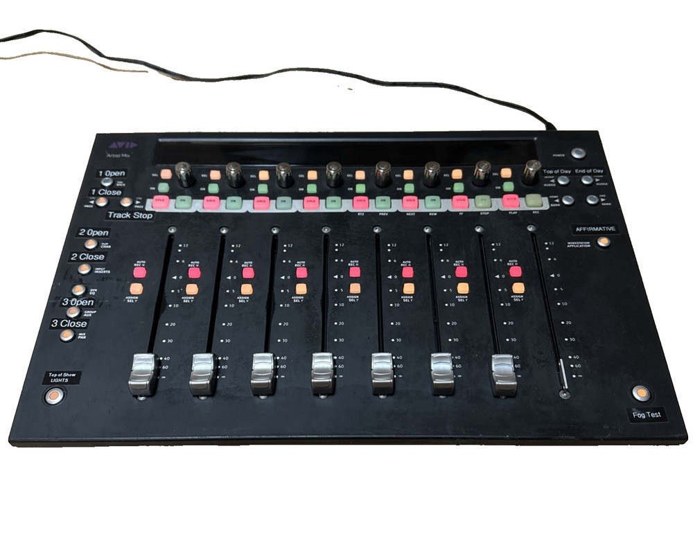 Avid Artist Mix Control Surface 8 Fader DAW Controller Pro Tools EUCON FREE SHIP