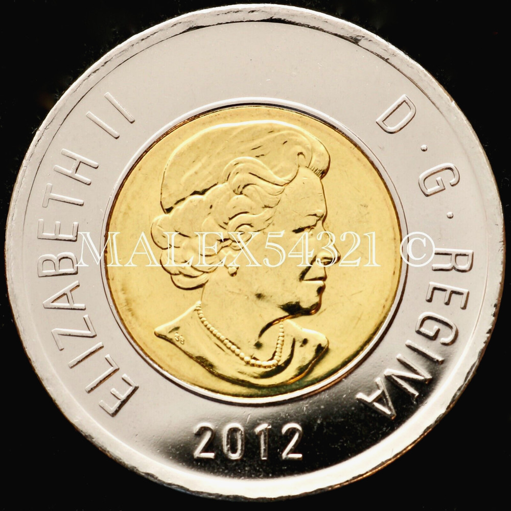 🇨🇦​CANADA 2012 POLAR BEAR NEW GENERATION 2 DOLLARS UNCIRCULATED FROM MINT ROLL