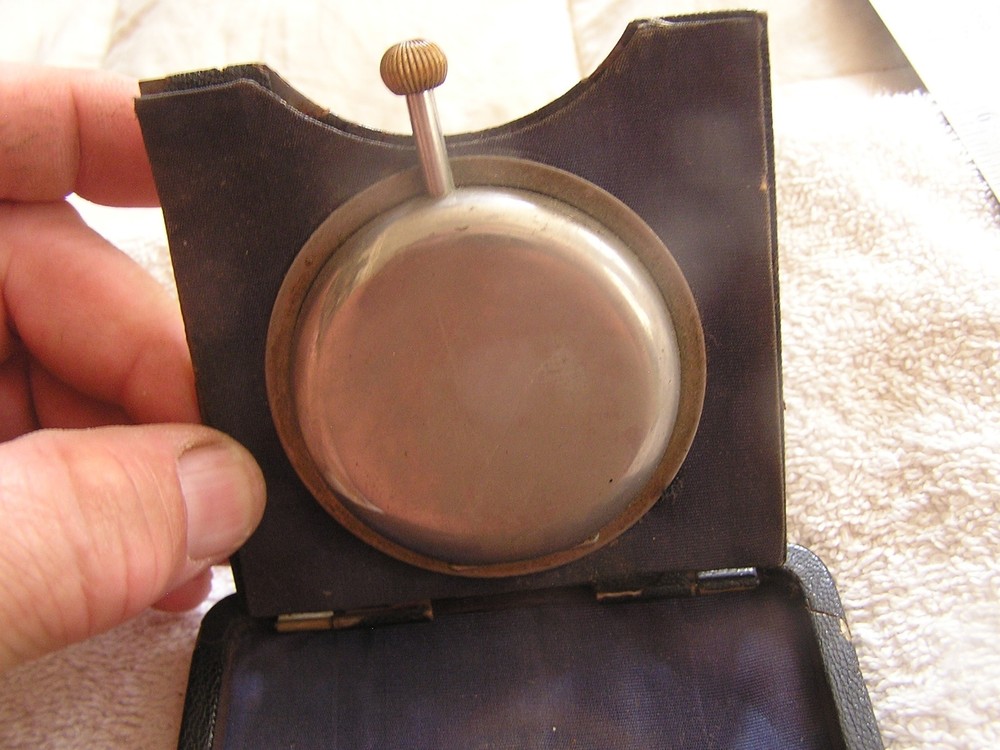 Antique Art Deco Sandoz Traveling Clock