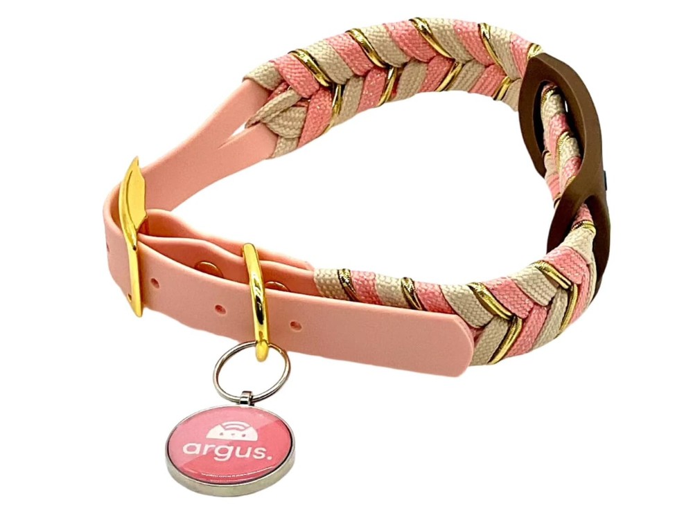 Argus Tech Tag - Epoxy Round Metal Edge Pet ID Tag with QR Code