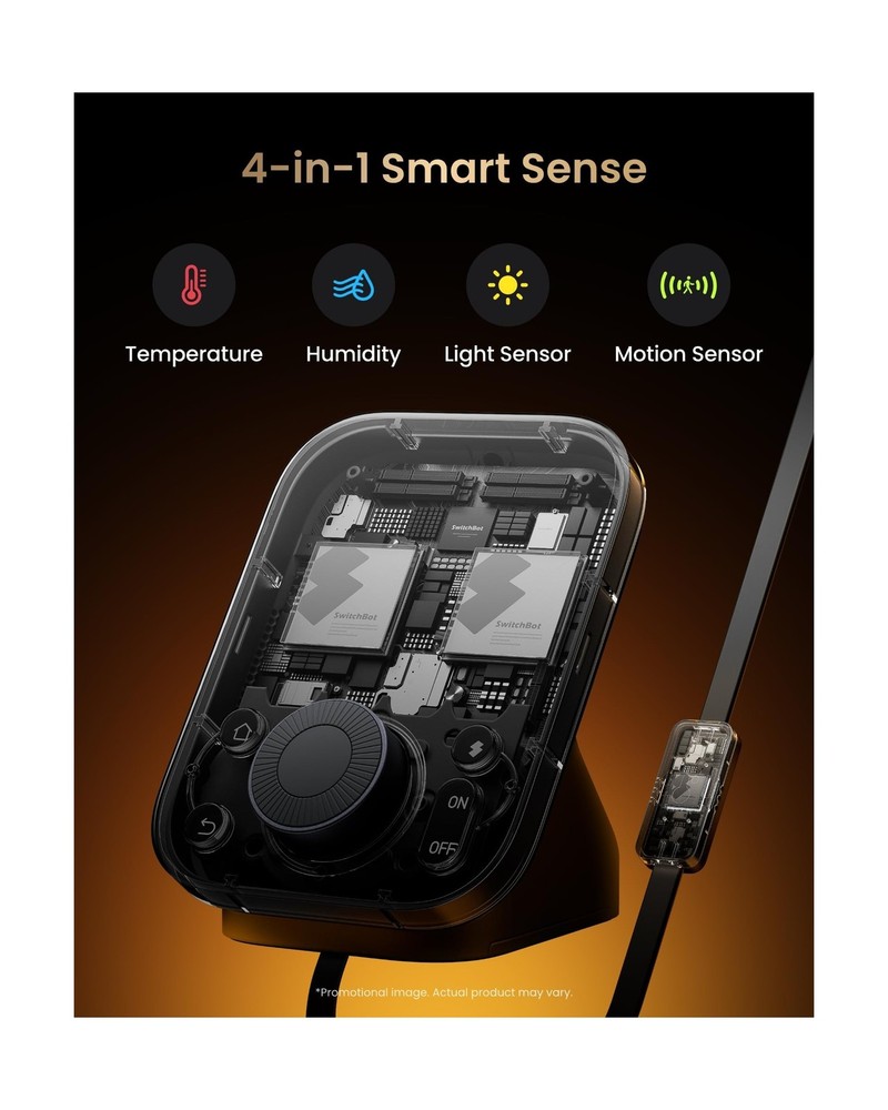 SwitchBot Hub 3 (3rd Gen), Smart Home Hub with 2.4" IPS Screen & Knob Control...